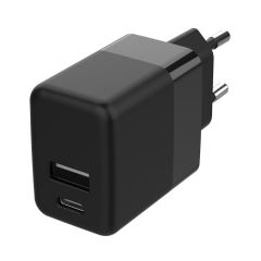 Accezz Wall Charger USB-C & USB-A 20W - Snellader