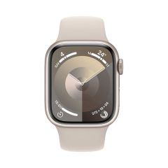 Apple Watch Series 9 / GPS + Cellular / 41mm / Sterrenlicht / Sportband S-M