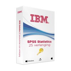 Serienummer voor verlenging IBM SPSS Statistics 25 