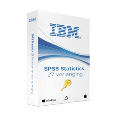 Serienummer voor verlenging IBM SPSS Statistics 27