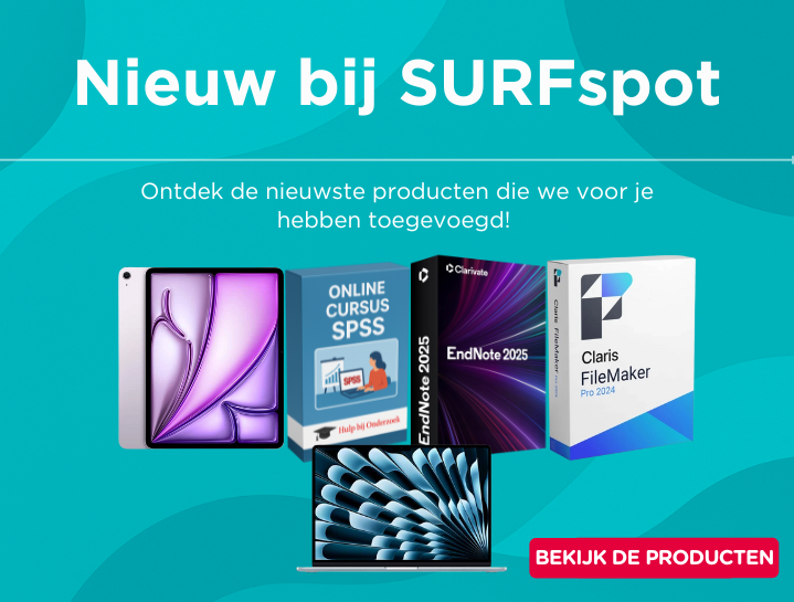 nieuw bij surfspot banner