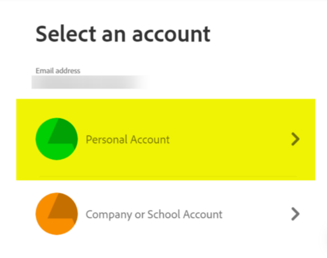 Account Adobe