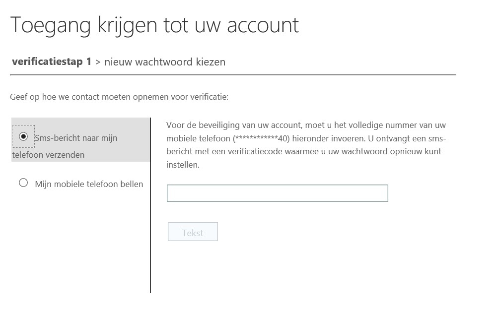 Wachtwoord verificatie Office 365 ProPlus