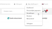 Bestellingen vervanging productkluis